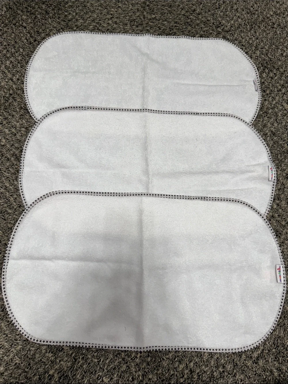 White changing pad protectors - Pack of 3